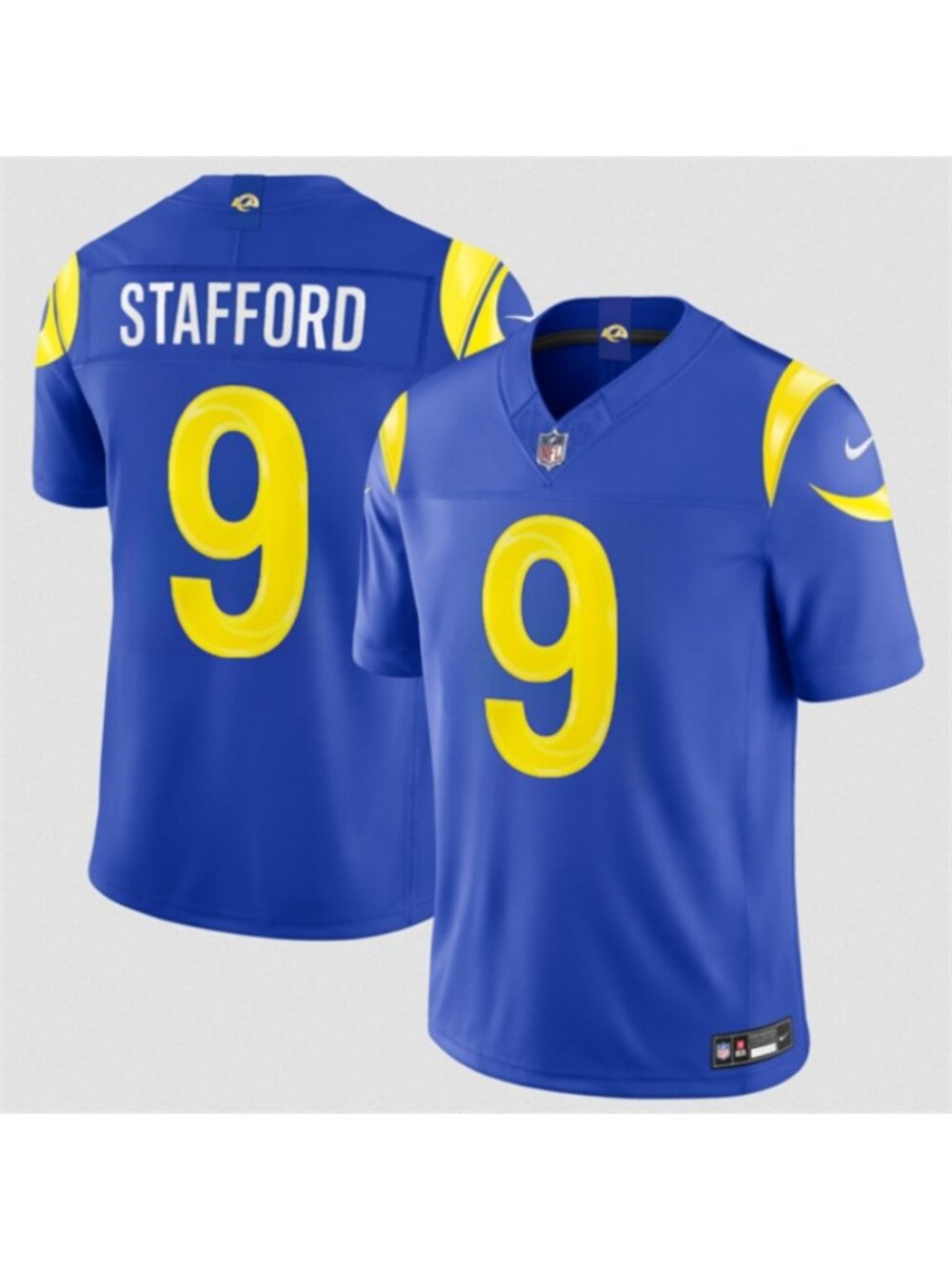 Matthew Stafford Royal Vapor Jersey Stitched